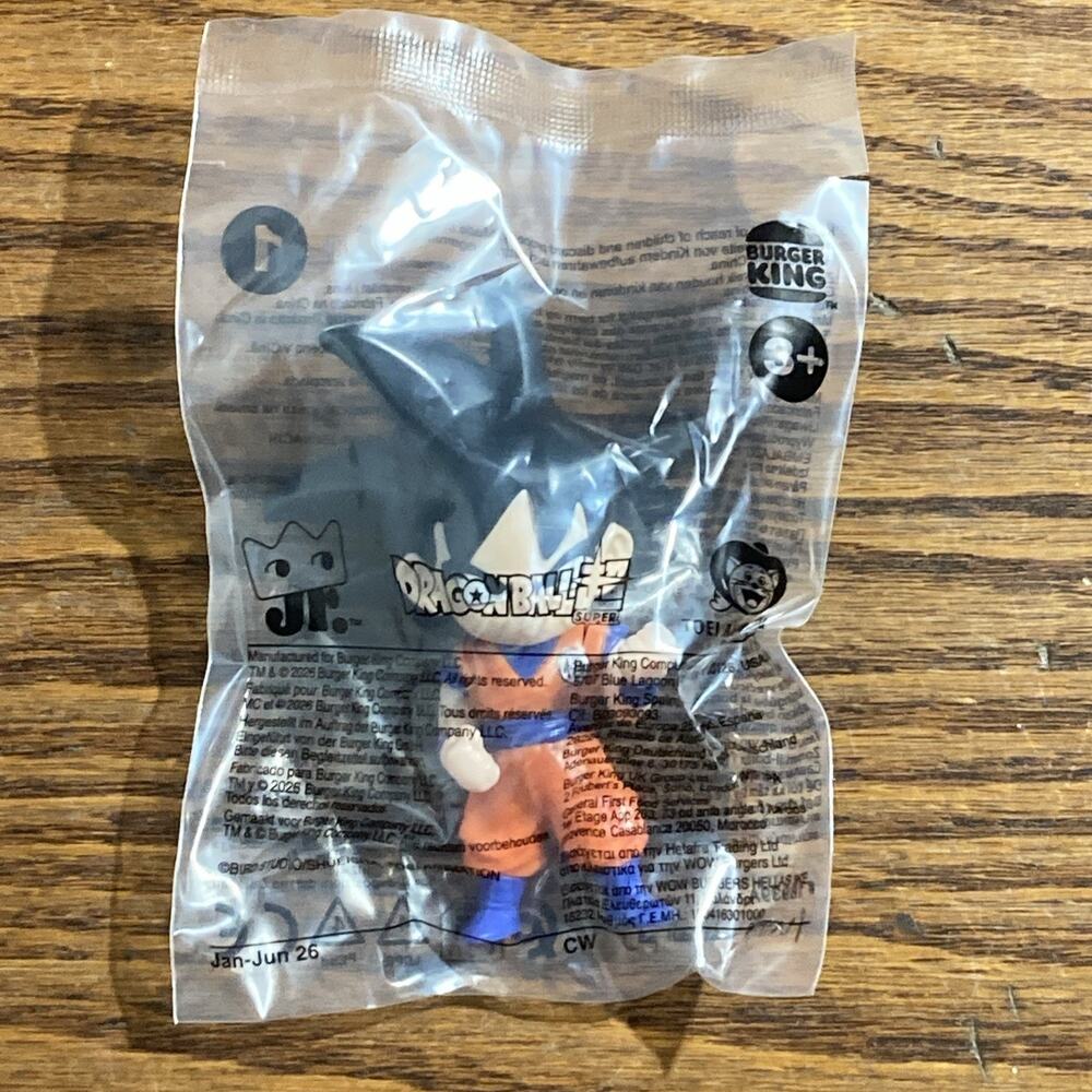 Burger King Dragon Ball Super Goku Kids Meal Toy #1 2026 Age 3+